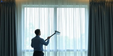 Commercial curtain stain removal service macgregor hotels offices restaurants